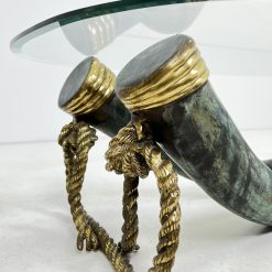 Dizainerio Valentini bronzinis staliukas 87x161x42 cm