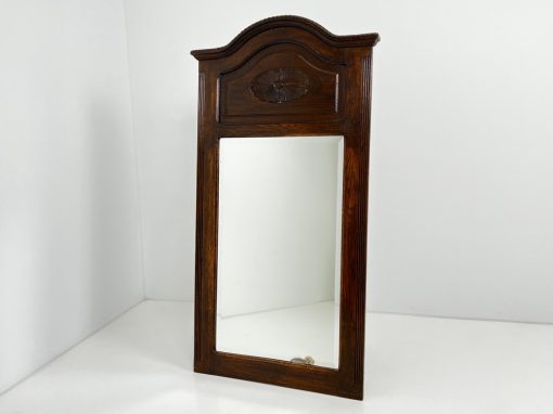 Ąžuolinis senovinis veidrodis 77x144x6 cm