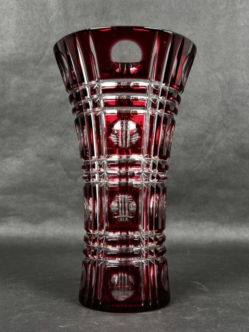 Krištolinė vaza 18x18x31 cm
