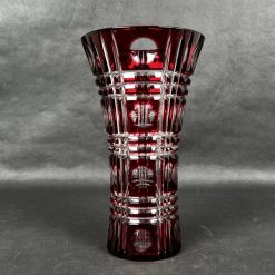Krištolinė vaza 18x18x31 cm