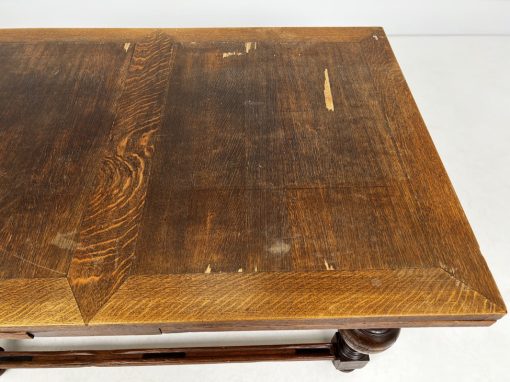 Ąžuolinis stalas 100×150(+2×63)x78cm