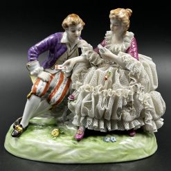“Unter weiss bach” porcelianinė skulptūra 10x17x14cm