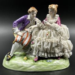 “Unter weiss bach” porcelianinė skulptūra 10x17x14cm