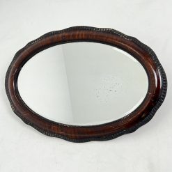 Senovinis ovalus veidrodis 55x83x5 cm