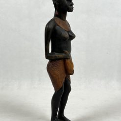 Afrikietės moters skulptūra 8x13x46 cm