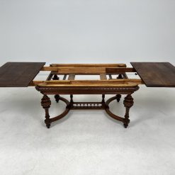 Ąžuolinis valgomasis stalas 100x136x76 cm