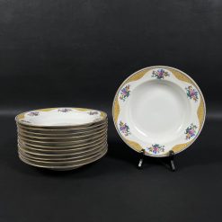 Porcelianinė “Raynaud Limoges” sriubos lėkštė (Prancūzija) (turime 12 vnt.)