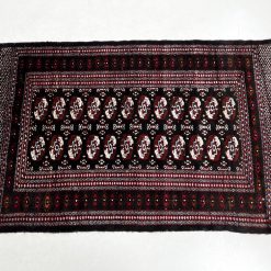 Rankų darbo kilimas “Bukhara” su šilku 93×149 cm