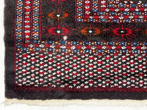 Rankų darbo kilimas “Bukhara” su šilku 93×149 cm