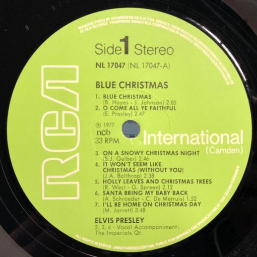 Elvis Presley - Blue Christmas