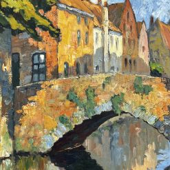 Paveikslas “Bruges kanalas” 6x76x56 cm