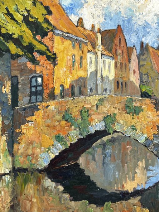 Paveikslas “Bruges kanalas” 6x76x56 cm