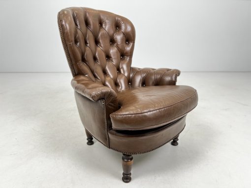 Odinis Chesterfield stiliaus fotelis 78x78x89 cm