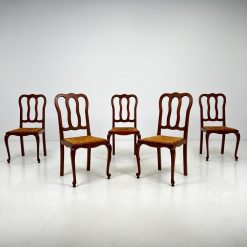 Ąžuolinės kėdės 5 vnt. Komplektas 48x48x98 cm
