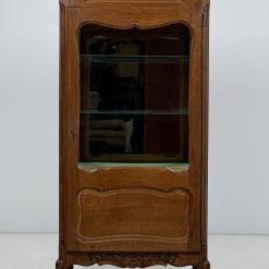 Ąžuolinė vitrina 48x87x165 cm