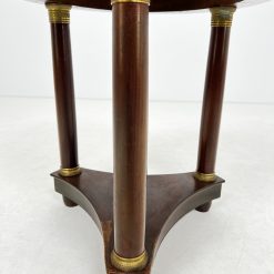 Apvalus staliukas su marmuru 60x60x65 cm
