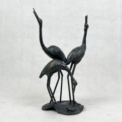 Metalinė skulptūra “Gervė” 25x25x37 cm (turime 4 vnt.)