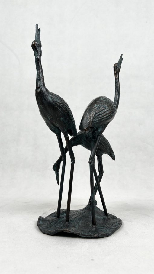Metalinė skulptūra “Gervė” 25x25x37 cm (turime 4 vnt.)