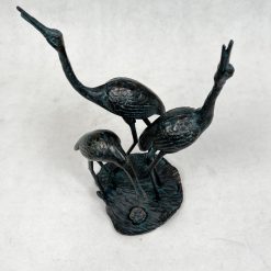Metalinė skulptūra “Gervė” 25x25x37 cm (turime 3 vnt.)