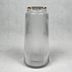 Stiklinė vaza 13x13x27 cm