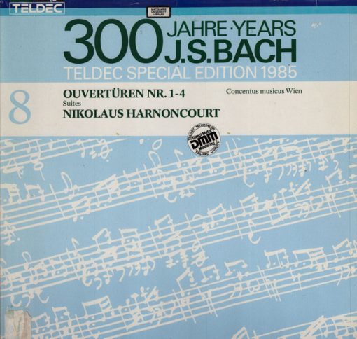J. S. Bach*, Concentus Musicus Wien, Nikolaus Harnoncourt - Ouvertüren Nr. 1-4 (Suites)