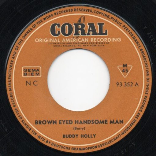 Buddy Holly - Brown Eyed Handsome Man / Rock-A-Bye-Rock