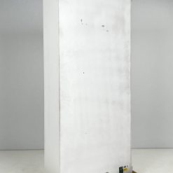 Balta knygų lentyna 39x103x211 cm