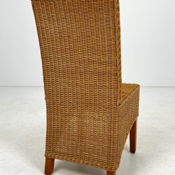 Šiaudinės kėdės 4 vnt. Komplektas 57x44x99 cm