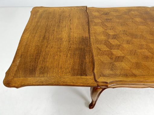 Ąžuolinis stalas 97×148+(2×60)x77 cm