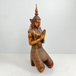 Medinė Budos skulptūra 40x34x119 cm