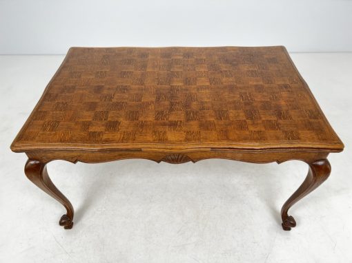 Ąžuolinis stalas 90×140+(2×55)x77 cm