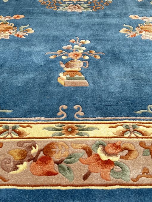Vilnonis rankų darbo kilimas 254×345 cm