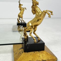 Staliukas su žirgų skulptūromis 115x115x44 cm