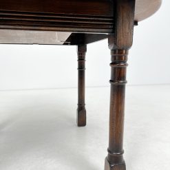 Ąžuolinis apvalus stalas 120×120(+40)x76 cm