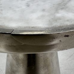 Apvalus metalinis staliukas 32x32x47cm