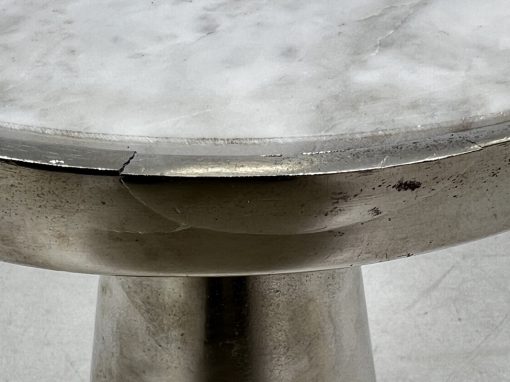 Apvalus metalinis staliukas 32x32x47cm