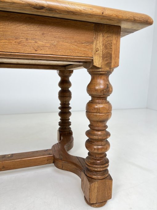 Ąžuolo masyvo stalas 83x220x78 cm