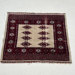 Rankų darbo vilnonis kilimėlis “Bukhara” 93×90 cm