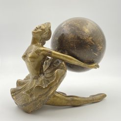 Žalvarinė skulptūra “Balerina” 22x13x18 cm