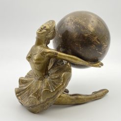 Žalvarinė skulptūra “Balerina” 22x13x18 cm