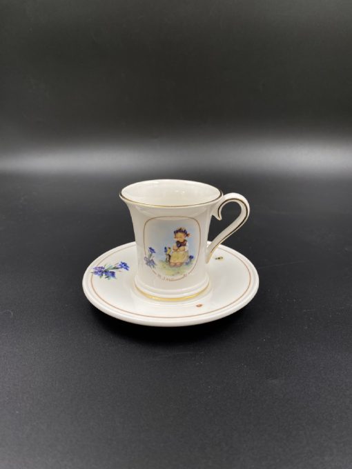 Porcelianinis puodelis su lėkštute. Komplektas “The Botanist” 12x12x2 cm