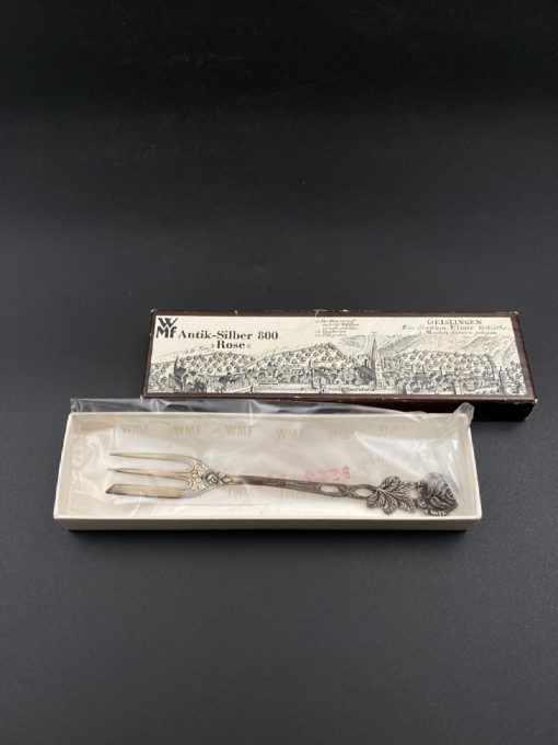 “WMF” sidabrinė desertinė šakutė “Rose” 1,5×14 cm