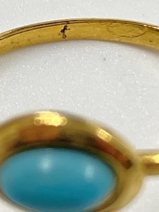 Auksuotas žiedas su magnezitu 18 dydis