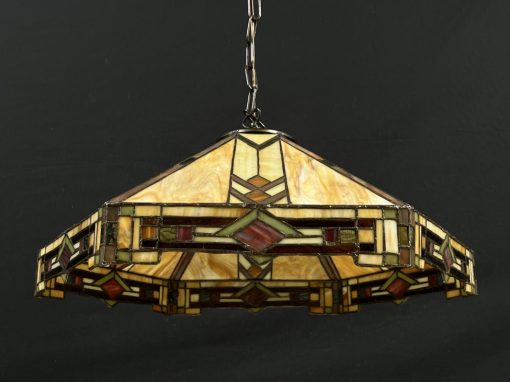 “Tiffany” stiliaus pakabinamas šviestuvas 64x64x98 cm