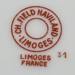 Porcelianinė lėkštė 24x24x3 cm “Limoges” (turime 12 vnt.)