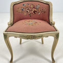 Provanso stiliaus fotelis su austu gobelenu 52x50x66 cm