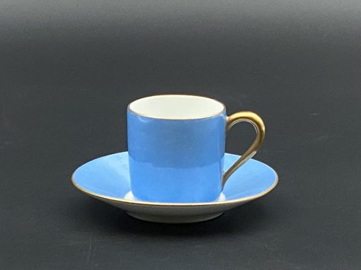 Porcelianinis puodelio ir lėkštutės komplektas “Limoges” (turime 2 kompl.)