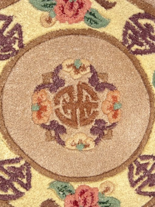 Indiškas rankų darbo apvalus kilimėlis d – 57 cm (turime 24 vnt.)