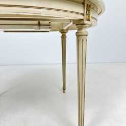Apvalus medinis stalas 112×112+(2×41)x76 cm