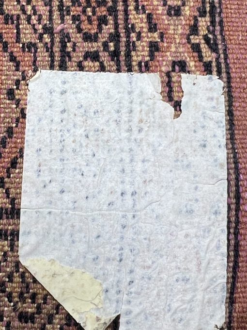 Rankų darbo vilnonis kilimėlis 30×61 cm